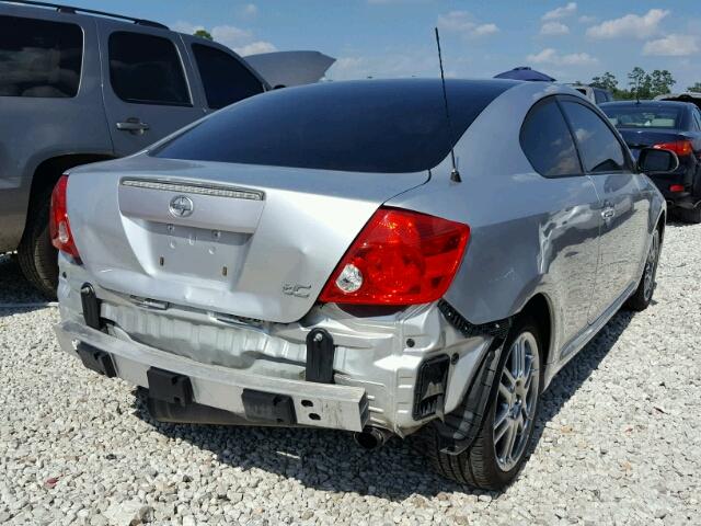 JTKDE167060142718 - 2006 TOYOTA SCION TC SILVER photo 4