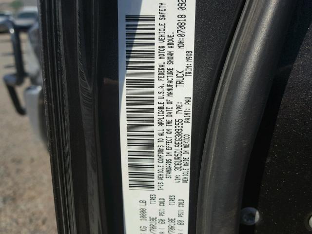 3C6UR5DL9EG309355 - 2014 RAM 2500 SLT 灰色 照片 10