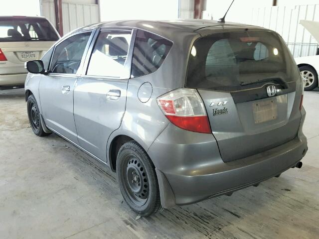 JHMGE8H33DC062198 - 2013 HONDA FIT GRAY photo 3