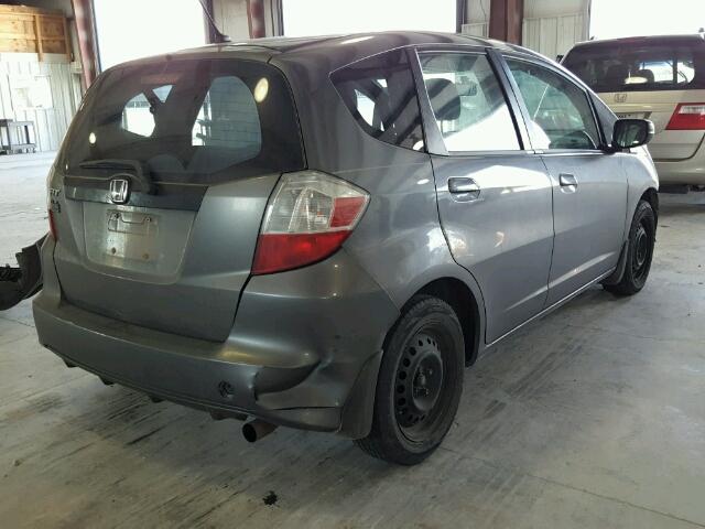 JHMGE8H33DC062198 - 2013 HONDA FIT GRAY photo 4