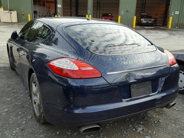 WP0AA2A73BL013710 - 2011 PORSCHE PANAMERA 2 BLUE photo 3