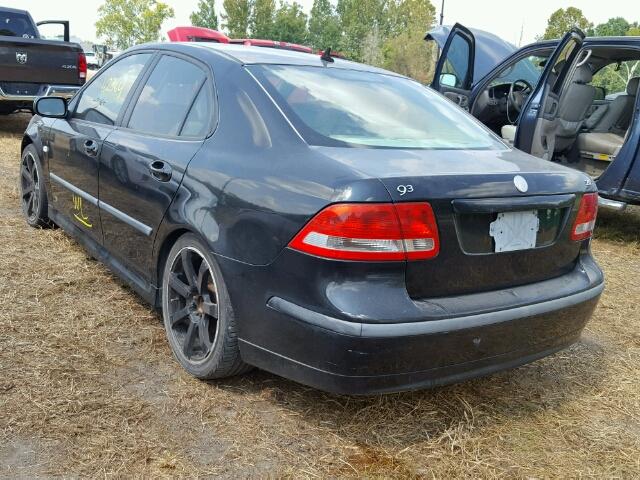 YS3FD45Y061032365 - 2006 SAAB 9-3 BASE BLACK photo 3