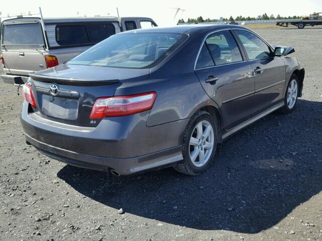 4T1BE46K29U846397 - 2009 TOYOTA CAMRY BASE CHARCOAL photo 4