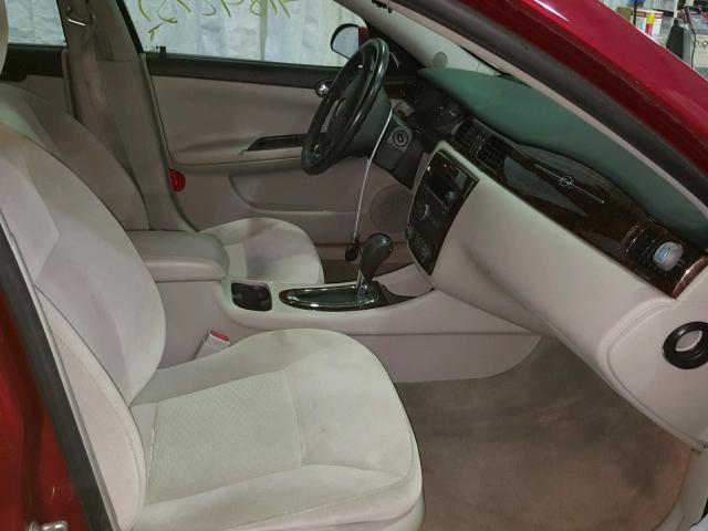 2G1WG5E32D1172958 - 2013 CHEVROLET IMPALA LT RED photo 5