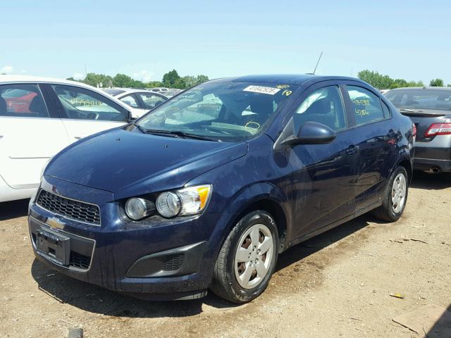 1G1JA5SH3F4117986 - 2015 CHEVROLET SONIC LS BLUE photo 2