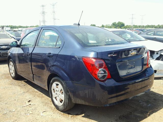 1G1JA5SH3F4117986 - 2015 CHEVROLET SONIC LS BLUE photo 3