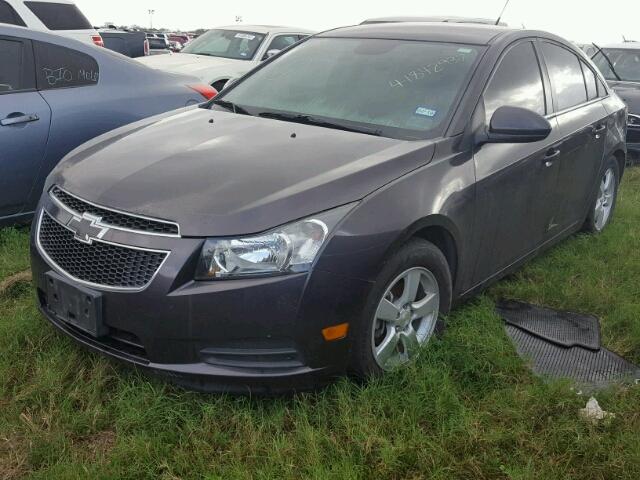 1G1PC5SB5E7441180 - 2014 CHEVROLET CRUZE GRAY photo 2