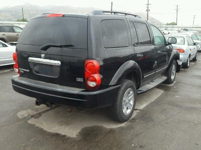 1D4HB58D64F147169 - 2004 DODGE DURANGO LI BLACK photo 4