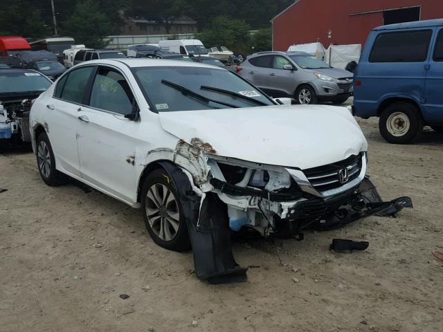 1HGCR2F38FA207157 - 2015 HONDA ACCORD LX WHITE photo 1