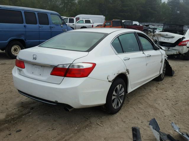 1HGCR2F38FA207157 - 2015 HONDA ACCORD LX WHITE photo 4