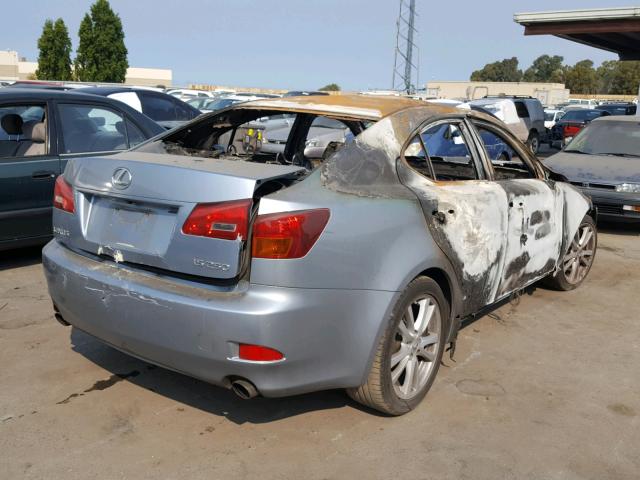 JTHBK262172040401 - 2007 LEXUS IS250 BURN photo 4