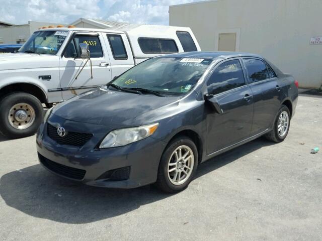 2T1BU40E39C120569 - 2009 TOYOTA COROLLA BA CHARCOAL photo 2