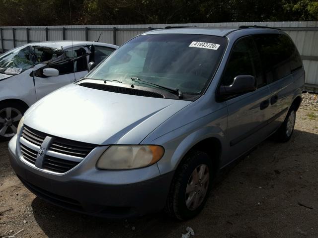 1D4GP25R15B164613 - 2005 DODGE CARAVAN SE BLUE photo 2