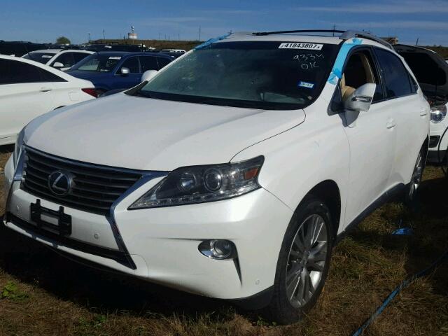 2T2ZK1BA4DC089334 - 2013 LEXUS RX 350 WHITE photo 2