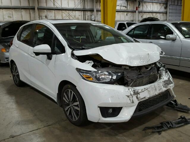 3HGGK5H8XFM764137 - 2015 HONDA FIT WHITE photo 1