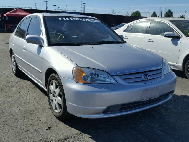 2HGES26882H569154 - 2002 HONDA CIVIC EX SILVER photo 1