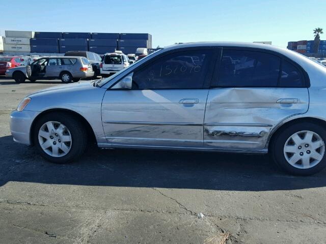 2HGES26882H569154 - 2002 HONDA CIVIC EX SILVER photo 9