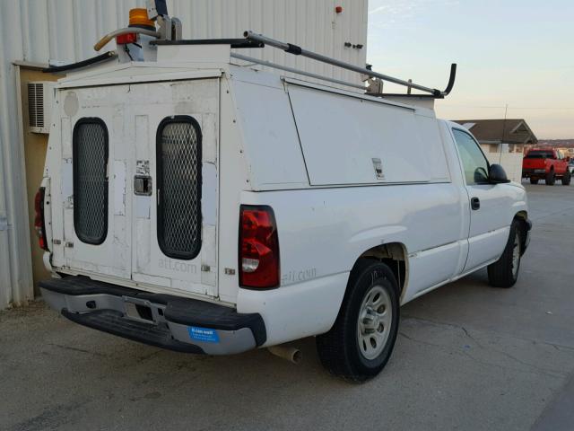 1GCEC14X17Z146942 - 2007 CHEVROLET SILVERADO WHITE photo 4