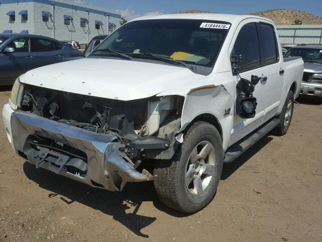 1N6AA07AX4N568701 - 2004 NISSAN TITAN XE WHITE photo 2