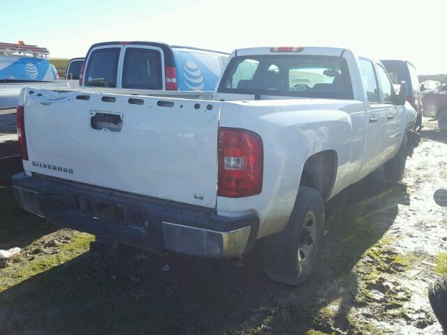 1GCHC73K39F130283 - 2009 CHEVROLET SILVERADO WHITE photo 4