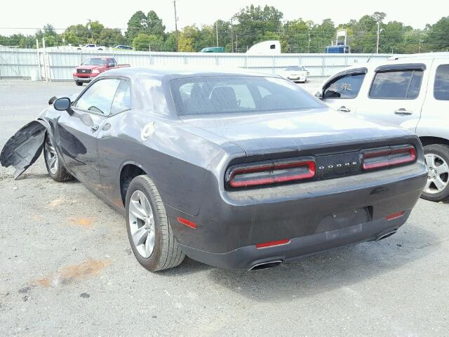 2C3CDZAG9GH332174 - 2016 DODGE CHALLENGER GRAY photo 3