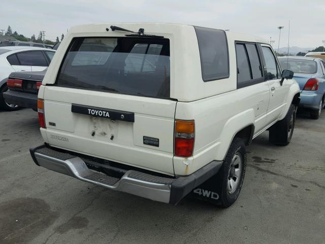 JT4RN62D3G0007451 - 1986 TOYOTA 4RUNNER RN WHITE photo 4