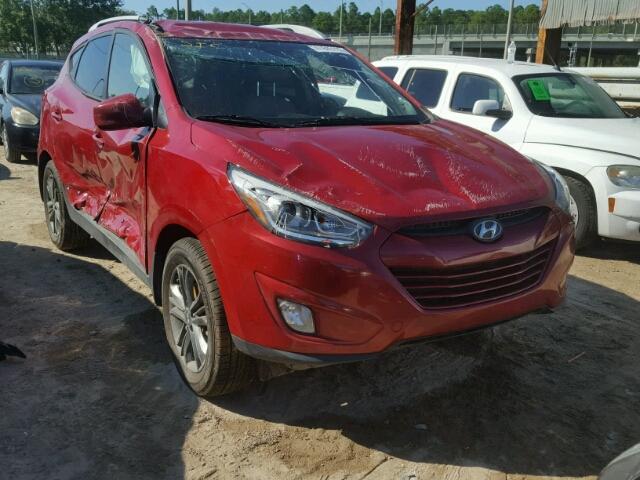 KM8JU3AG1FU046245 - 2015 HYUNDAI TUCSON RED photo 1