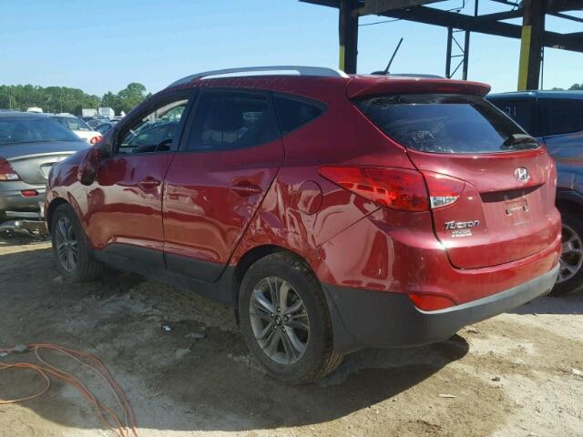 KM8JU3AG1FU046245 - 2015 HYUNDAI TUCSON RED photo 3