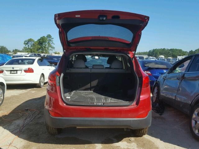 KM8JU3AG1FU046245 - 2015 HYUNDAI TUCSON RED photo 9