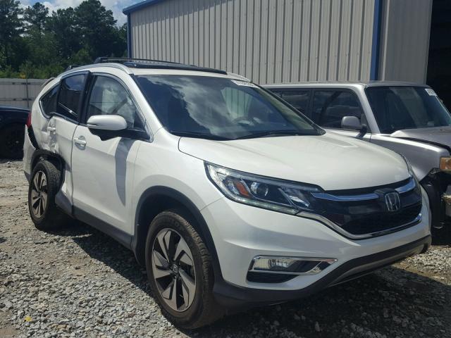 5J6RM4H90FL096249 - 2015 HONDA CR-V TOURI WHITE photo 1