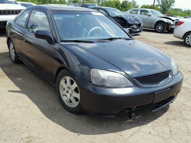 1HGEM21971L040998 - 2001 HONDA CIVIC SI BLACK photo 1