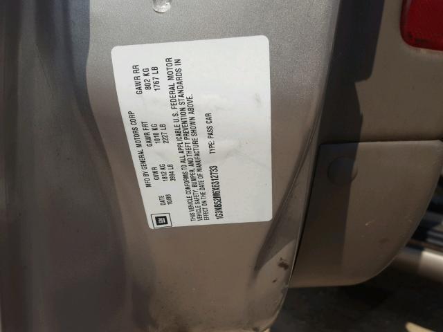 1G3NB52M6X6312733 - 1999 OLDSMOBILE CUTLASS GL 棕色 照片 10