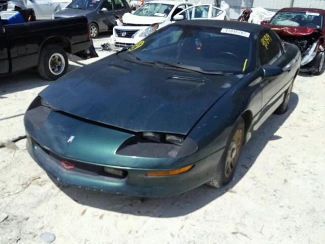 2G1FP22S6S2168574 - 1995 CHEVROLET CAMARO GREEN photo 2