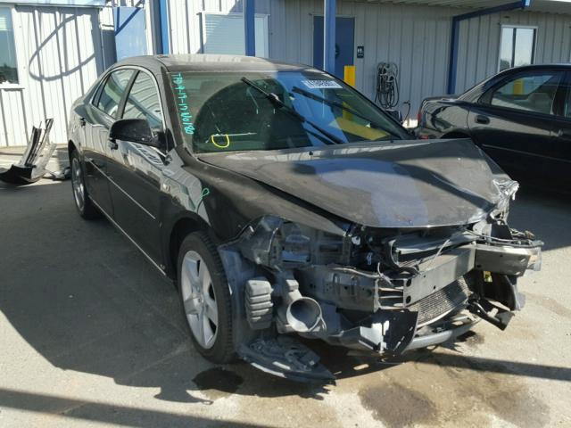 1G1ZH57B884268649 - 2008 CHEVROLET MALIBU 1LT BLACK photo 1