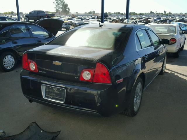 1G1ZH57B884268649 - 2008 CHEVROLET MALIBU 1LT BLACK photo 4