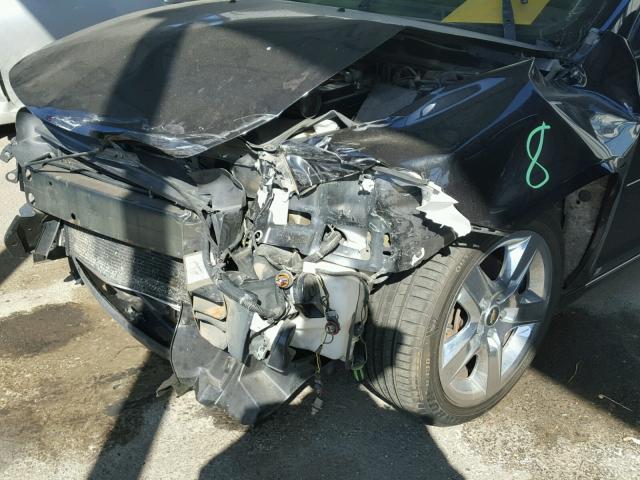 1G1ZH57B884268649 - 2008 CHEVROLET MALIBU 1LT BLACK photo 9