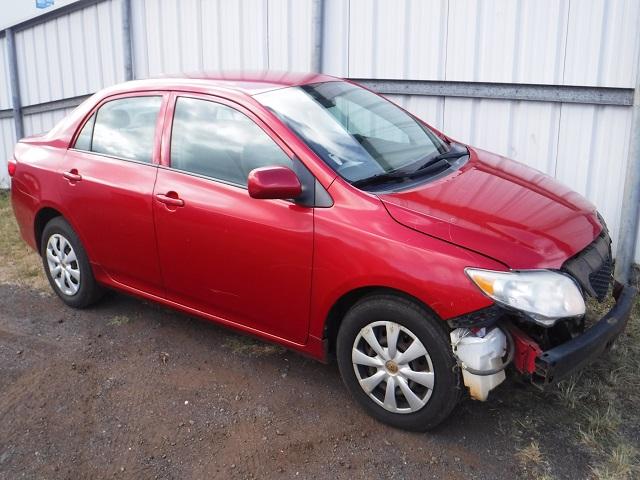 1NXBU40E29Z020543 - 2009 TOYOTA COROLLA RED photo 1