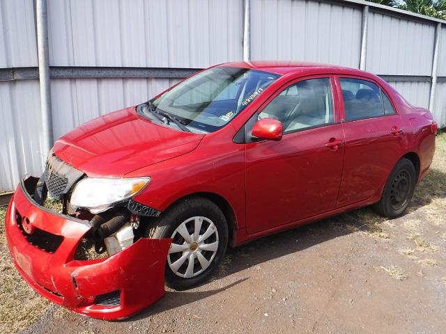 1NXBU40E29Z020543 - 2009 TOYOTA COROLLA RED photo 2