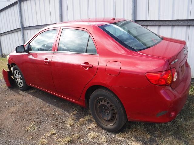 1NXBU40E29Z020543 - 2009 TOYOTA COROLLA RED photo 3