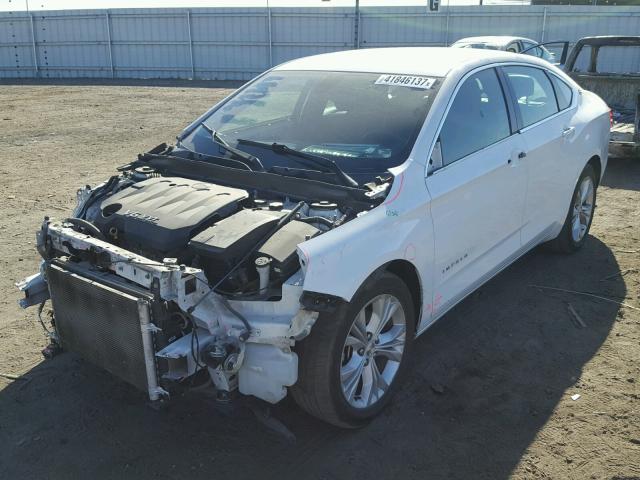 2G1125S3XE9123345 - 2014 CHEVROLET IMPALA LT WHITE photo 2