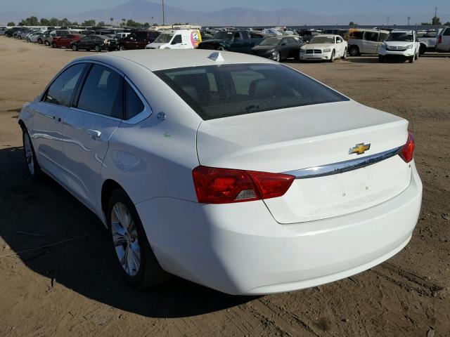 2G1125S3XE9123345 - 2014 CHEVROLET IMPALA LT WHITE photo 3