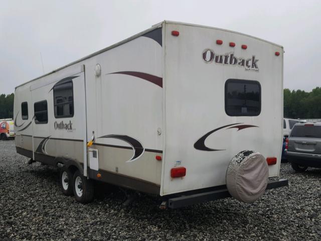 4YDT300229B450804 - 2009 KEYSTONE OUTBACK WHITE photo 3