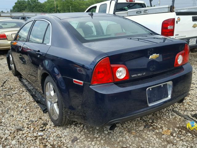 1G1ZD5E76BF129805 - 2011 CHEVROLET MALIBU 2LT BLUE photo 3