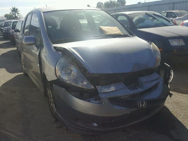 JHMGD38628S063810 - 2008 HONDA FIT SPORT GRAY photo 1