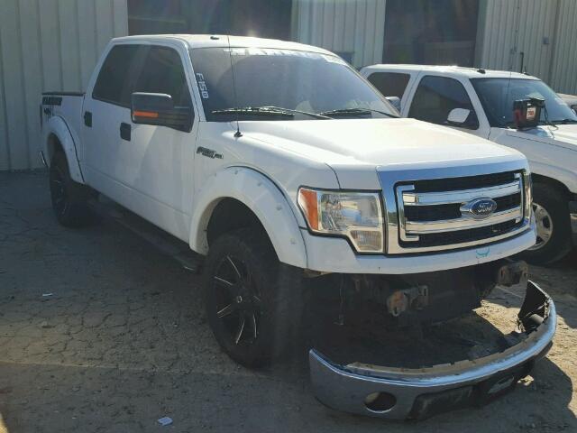 1FTFW1EF9EKD76171 - 2014 FORD F150 SUPER WHITE photo 1