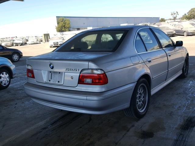 WBADT43422GZ97928 - 2002 BMW 525 I AUTO SILVER photo 4