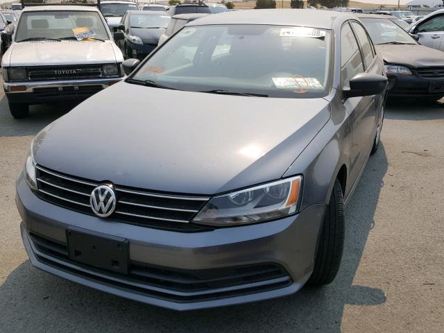 3VW2K7AJ8FM269353 - 2015 VOLKSWAGEN JETTA BASE 灰色 照片 2