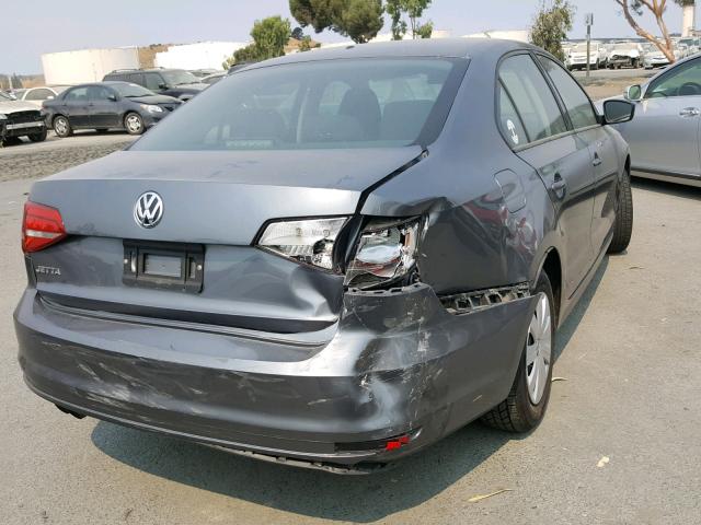 3VW2K7AJ8FM269353 - 2015 VOLKSWAGEN JETTA BASE 灰色 照片 4