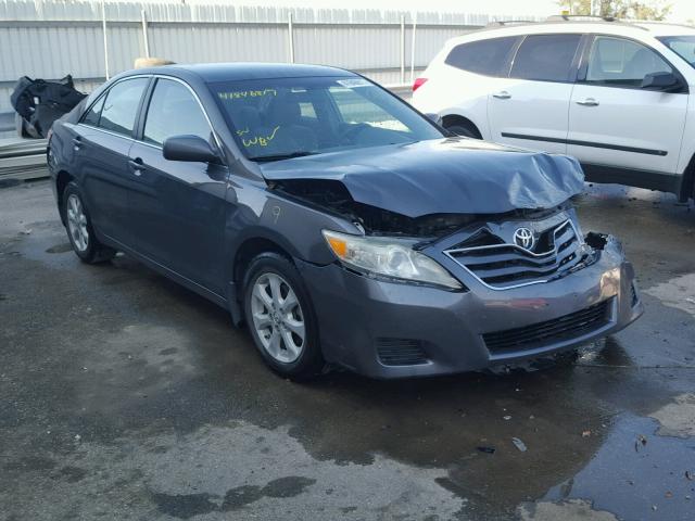 4T4BF3EK1BR091618 - 2011 TOYOTA CAMRY BASE GRAY photo 1