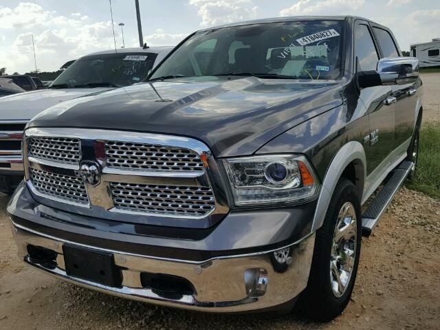 1C6RR7NT9GS411721 - 2016 RAM 1500 LARAM GRAY photo 2